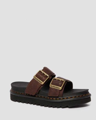 Sandalias Dr Martens Myles Ii Ambassador Cuero Buckled Para Mujer DR0440J